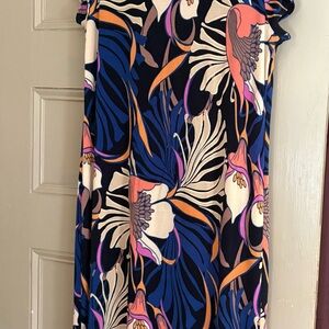 Chico's Vibrant Floral Maxi Dress